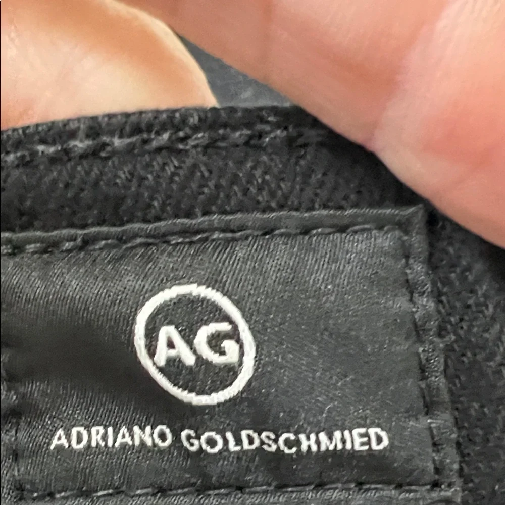 Ag Adriano Goldschmied Black Ultra High Rise Wide leg DEVEN Jeans - Picture 2 of 9
